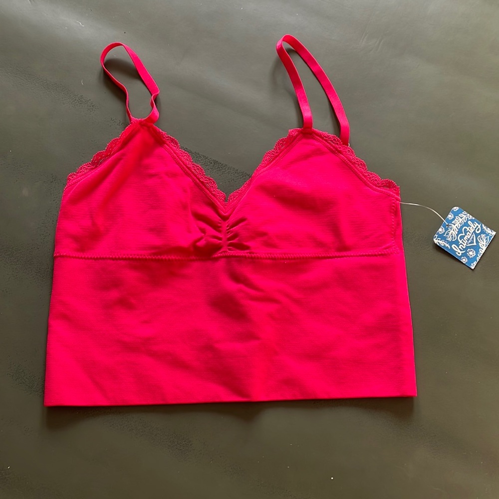 BNWT Free People cropped camisole bralette
